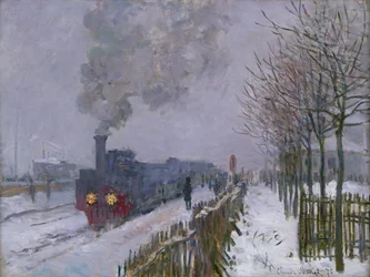 Train in the Snow or The Locomotive, 1875
